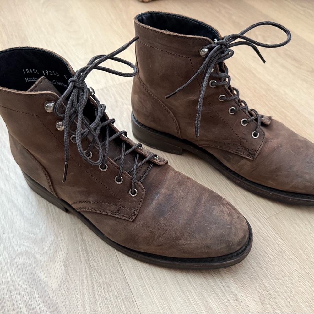 Brown Leather Men's Boots